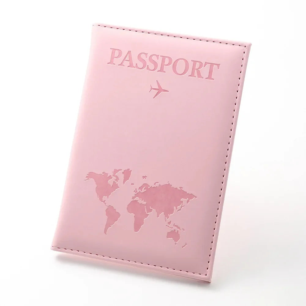 DRAVEN — PU Leather Passport Holder Travel Wallet Unisex Design