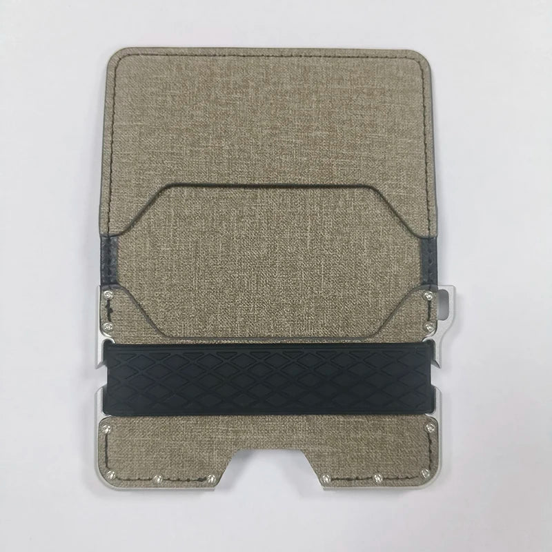 DRAVEN — Aluminum Slim Wallet Men RFID Bifold Money Clip