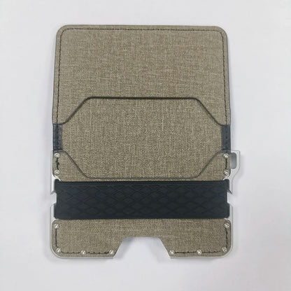 Aluminum Slim Wallet Men RFID Bifold Money Clip – Elegant Men's Accessory | Accessorio Uomo Elegante