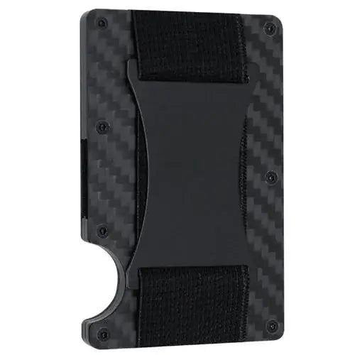 DRAVEN — Forged Carbon Fiber Slim Wallet Men RFID Money Clip
