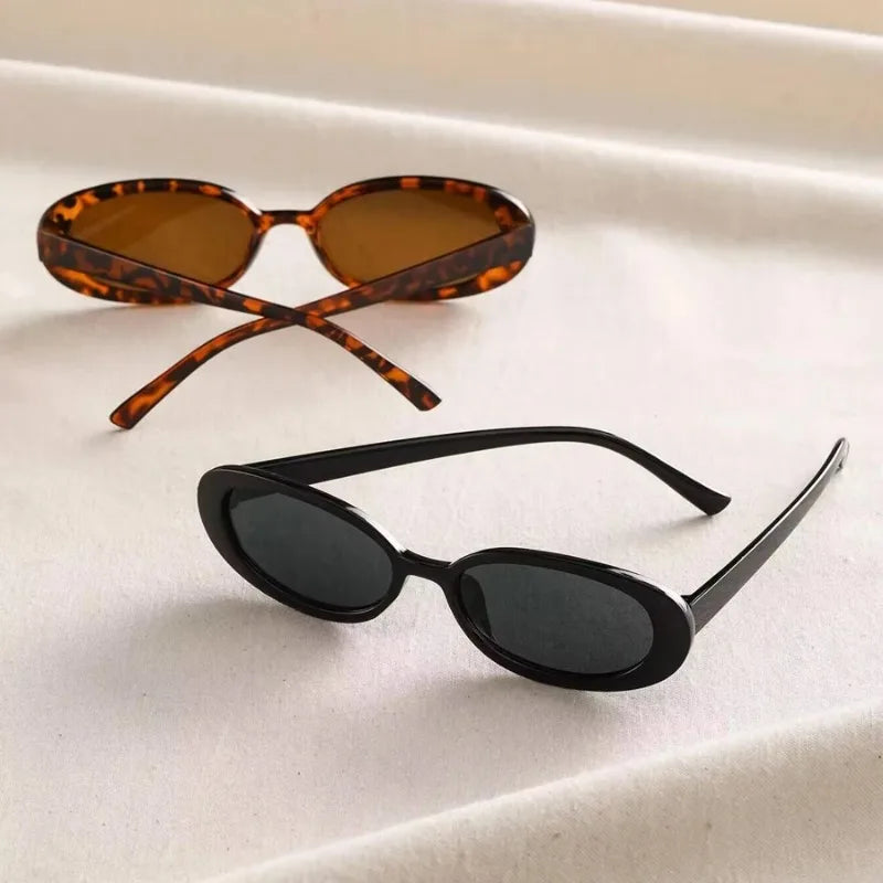 DRAVEN — Vintage Oval Sunglasses – Small Frame Retro Luxury Eyewear