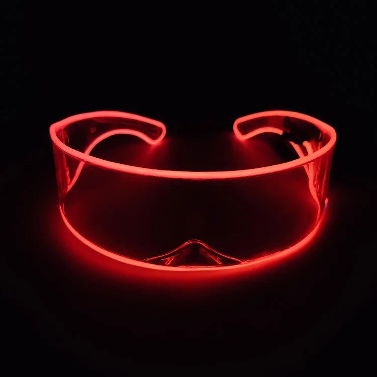 Robot LED Party Sunglasses – Futuristic Nightclub Style – Elegant Men's Accessory | Accessorio Uomo Elegante