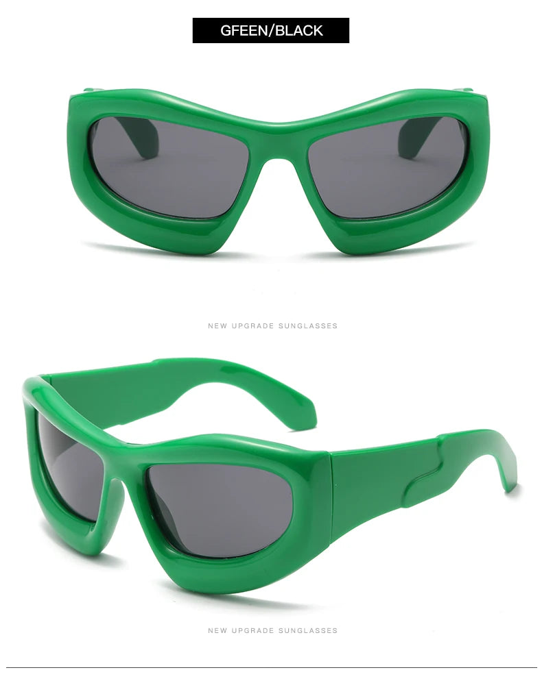 DRAVEN — Y2K Large Frame Sunglasses – Punk  Street Luxury Shades