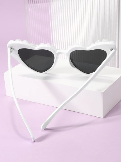Pearl Heart Sunglasses – Luxury Shimmer Love Bling Eyewear – Elegant Men's Accessory | Accessorio Uomo Elegante