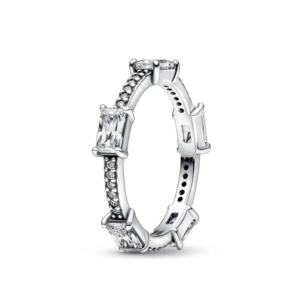 DRAVEN — Silver Heart & Pearl Rose Ring