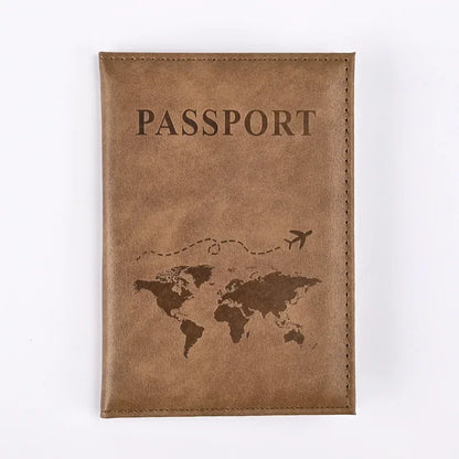 PU Leather Passport Holder Travel Wallet Unisex Design