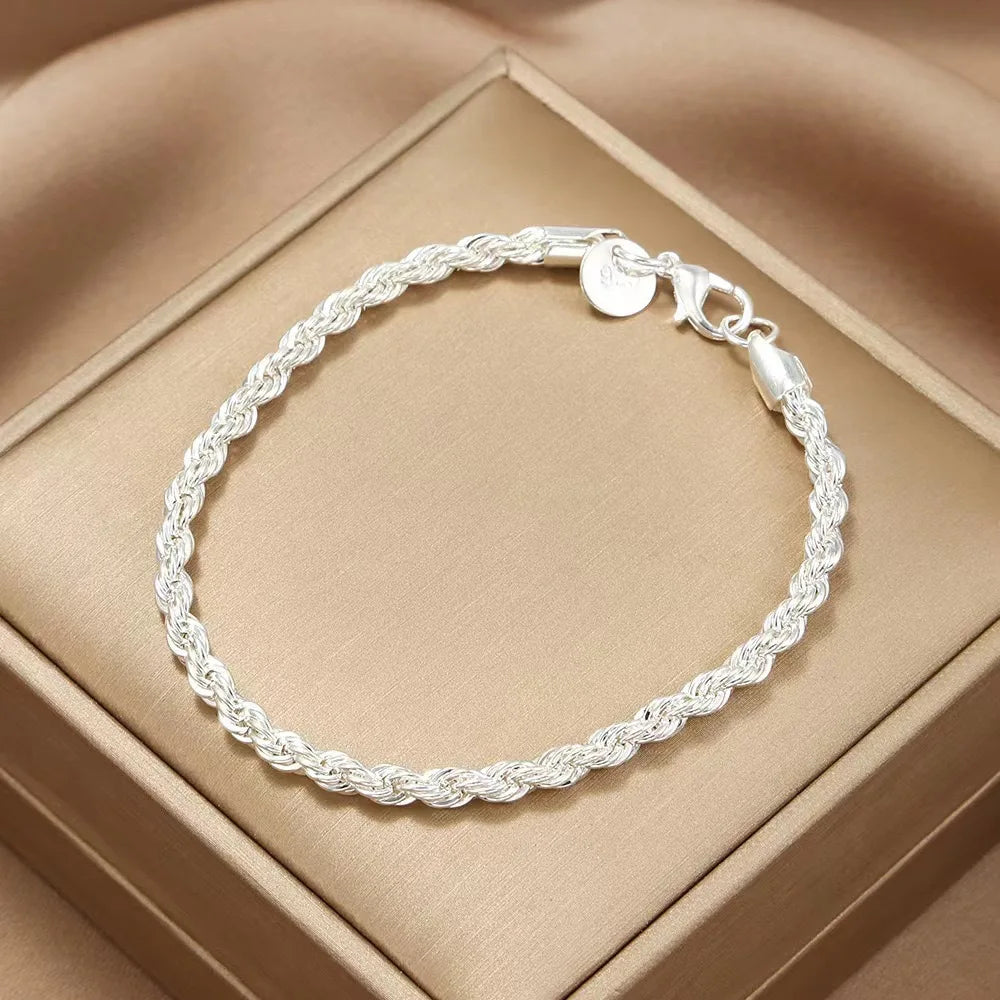 DRAVEN — Solid 925 Sterling Silver Beaded Bracelet