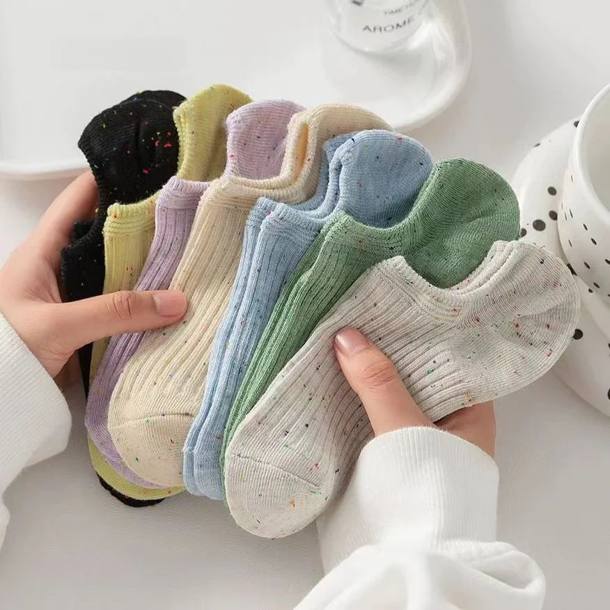 Colorful Polka Dot Socks – 6 Pairs Women’s Fun Style – Elegant Men's Accessory | Accessorio Uomo Elegante