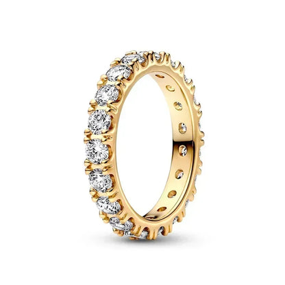 Gold Heart Crown Sterling Silver Ring – Elegant Men's Accessory | Accessorio Uomo Elegante