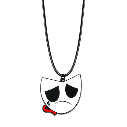 Digital Circus Pendant Necklace – Cartoon Clown Jewelry for Kids and Fans