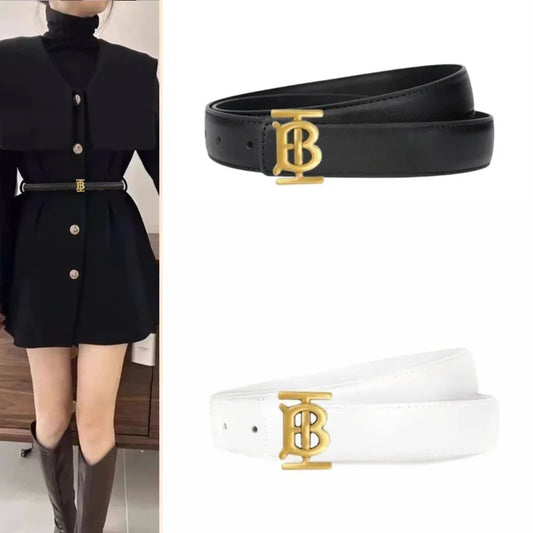 DRAVEN — Luxury Cow Leather Belt Women 2025 Wide Elegant Design — Belts | DRAVEN