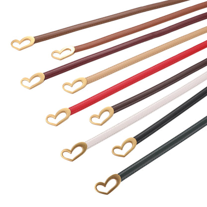 Luxury Leather Belt Women Heart Buckle Elegant Design – Elegant Men's Accessory | Accessorio Uomo Elegante