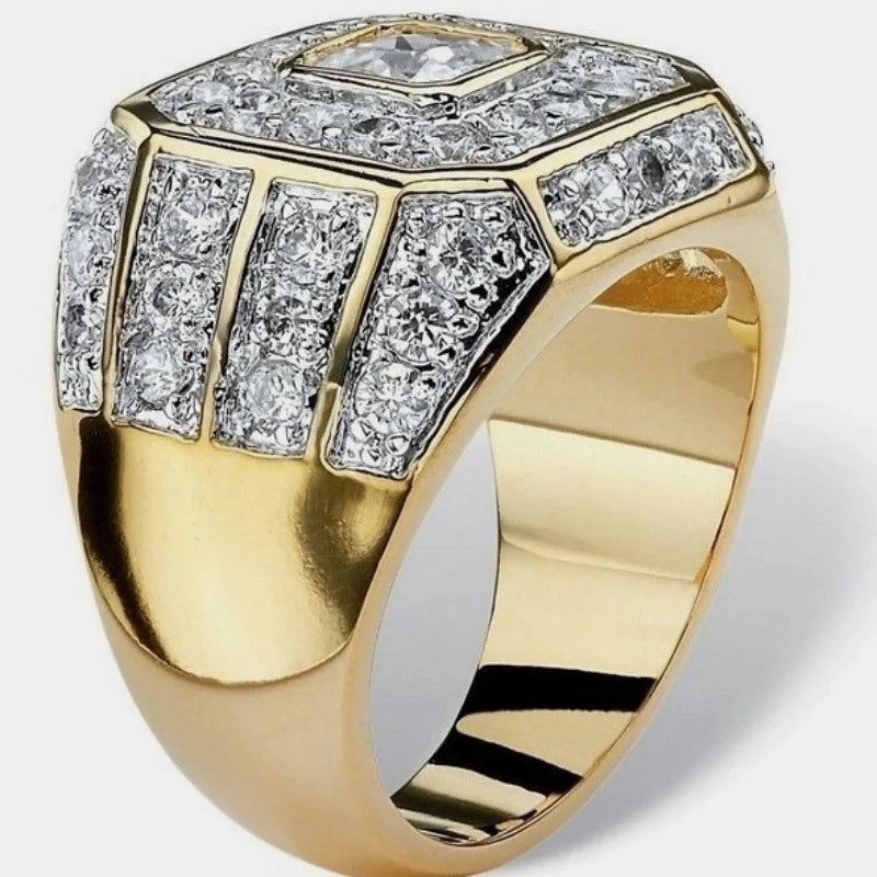 DRAVEN — Gold Plated Round  Ring