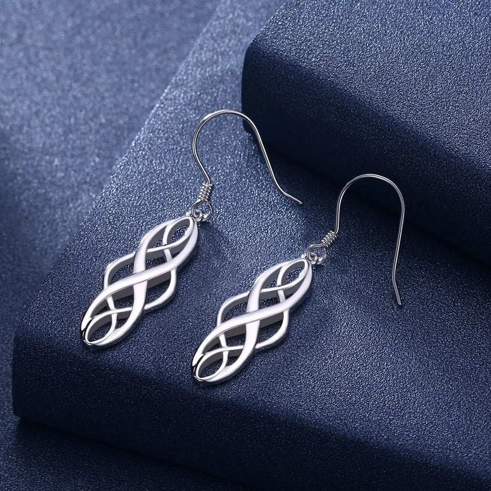 DRAVEN — Elegant Sterling Silver Hook Earrings