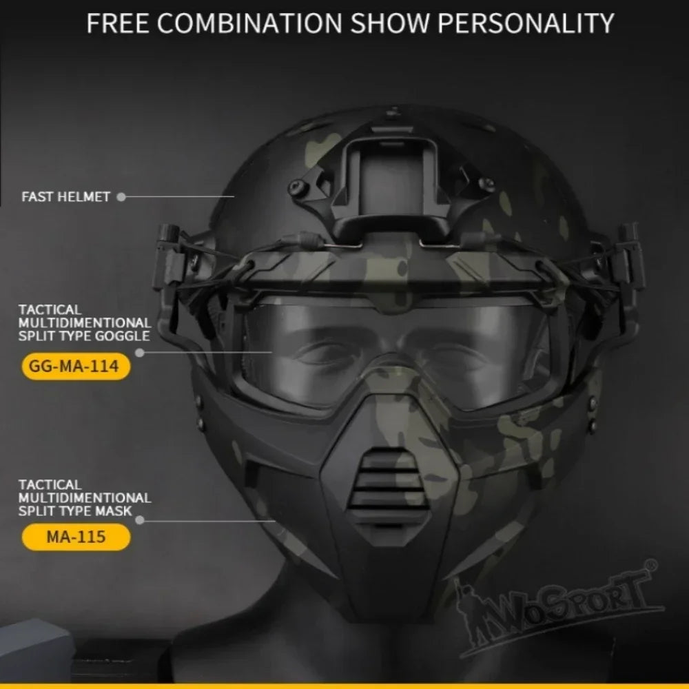 Sport Tactical Sunglasses – Dual Mode Protection – Elegant Men's Accessory | Accessorio Uomo Elegante