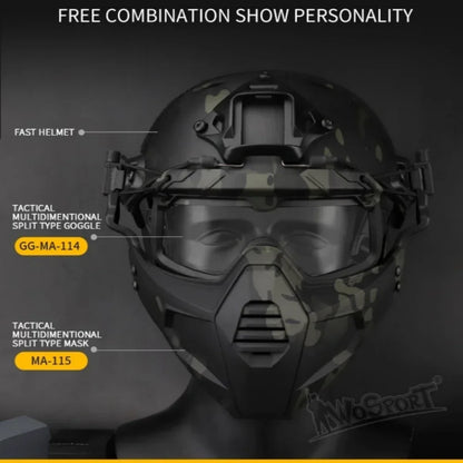 Sport Tactical Sunglasses – Dual Mode Protection – Elegant Men's Accessory | Accessorio Uomo Elegante