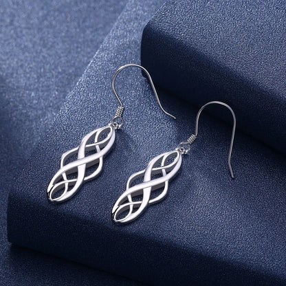 Elegant Sterling Silver Hook Earrings