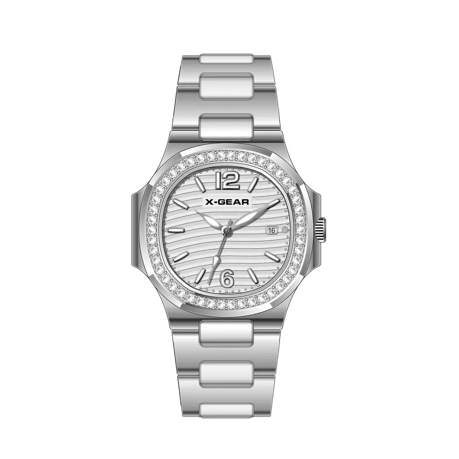 Women’s Retro Silver Watch – Oversized Dial & Stainless Steel Design – Elegant Men's Accessory | Accessorio Uomo Elegante