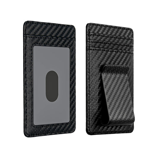DRAVEN — Carbon Fiber Slim Wallet Men 2 in 1 Money Clip Design — Wallets & Card Holders | DRAVEN