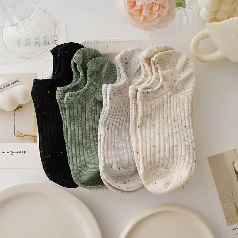 Colorful Polka Dot Socks – 6 Pairs Women’s Fun Style – Elegant Men's Accessory | Accessorio Uomo Elegante