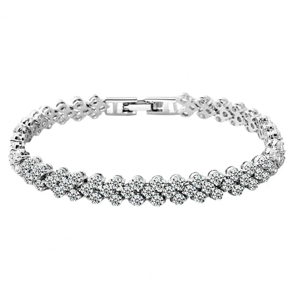 DRAVEN — Classic Tennis Crystal Bracelet