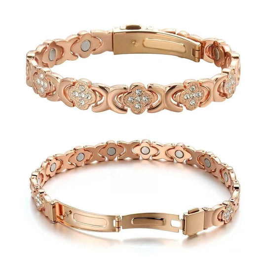 DRAVEN — Four-Leaf Clover Diamond Bracelet — Bracelets | DRAVEN