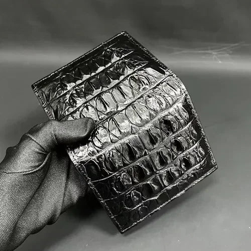 DRAVEN — Crocodile Genuine Leather Wallet Men Short Luxury Design