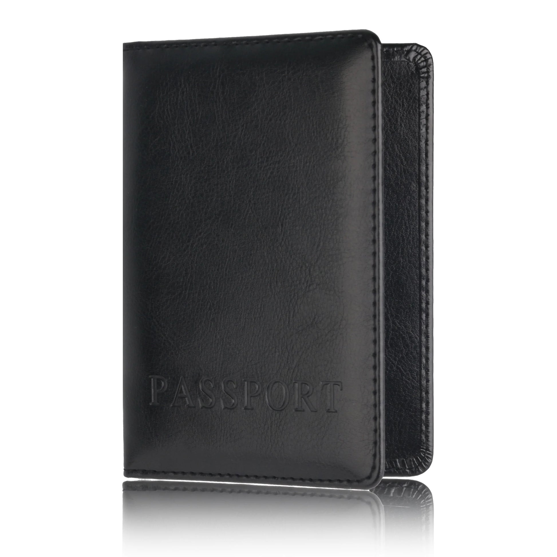 Leather Passport Holder Travel Wallet Unisex Organizer – Elegant Men's Accessory | Accessorio Uomo Elegante