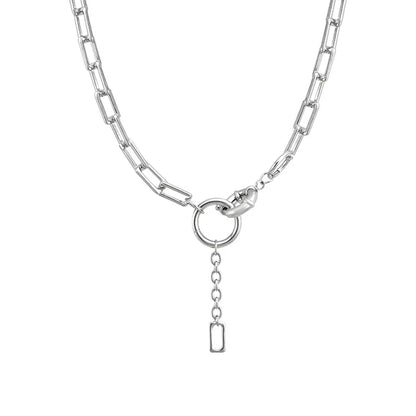 Elegant Metal Chain Necklace – Minimalist Fashion Jewelry for Women 2024 – Elegant Men's Accessory | Accessorio Uomo Elegante