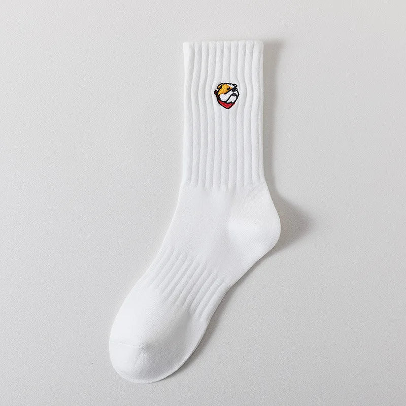 DRAVEN — Cartoon Embroidered Socks – Unisex Harajuku Street Style