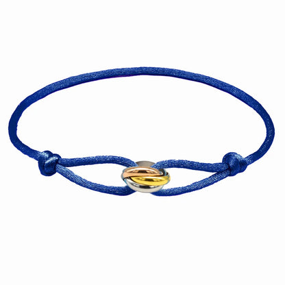 Unisex Rope Bracelet with Metal Buckle