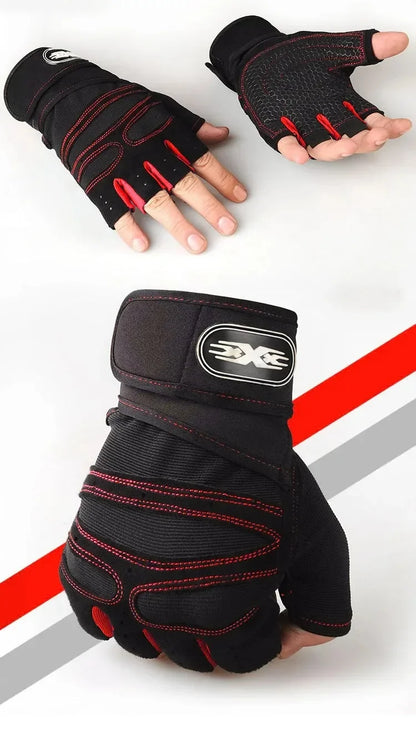 Fingerless Sport Gloves – Unisex Fitness & Outdoor Style