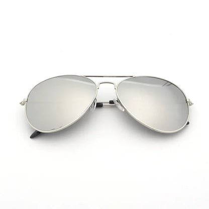 Pilot Round Sunglasses – Gradient Mirror Design – Elegant Men's Accessory | Accessorio Uomo Elegante