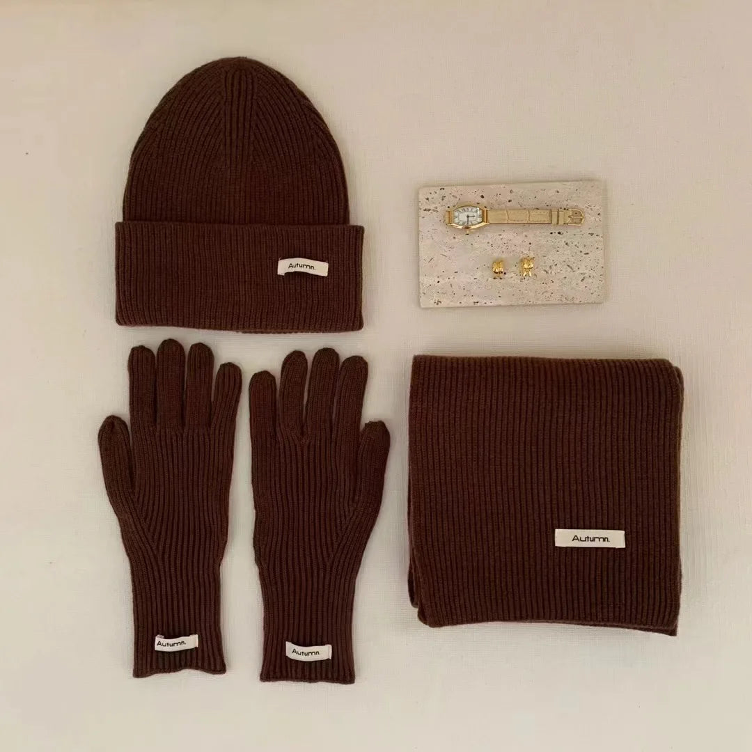 DRAVEN — 2025 Women’s Winter Set – Warm Hat & Scarf Combo