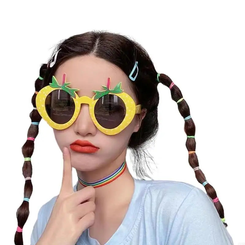 Hawaiian Funny Sunglasses – Creative Party Photo Props – Elegant Men's Accessory | Accessorio Uomo Elegante