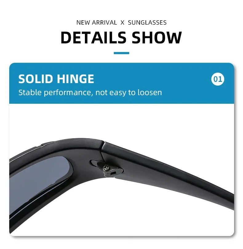 Monoblock Wrap Sunglasses – Futuristic Punk Style – Elegant Men's Accessory | Accessorio Uomo Elegante