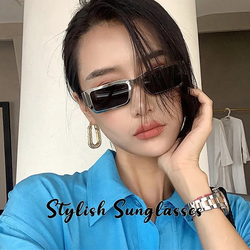 DRAVEN — Square Street Sunglasses – Minimalist Chic Shield