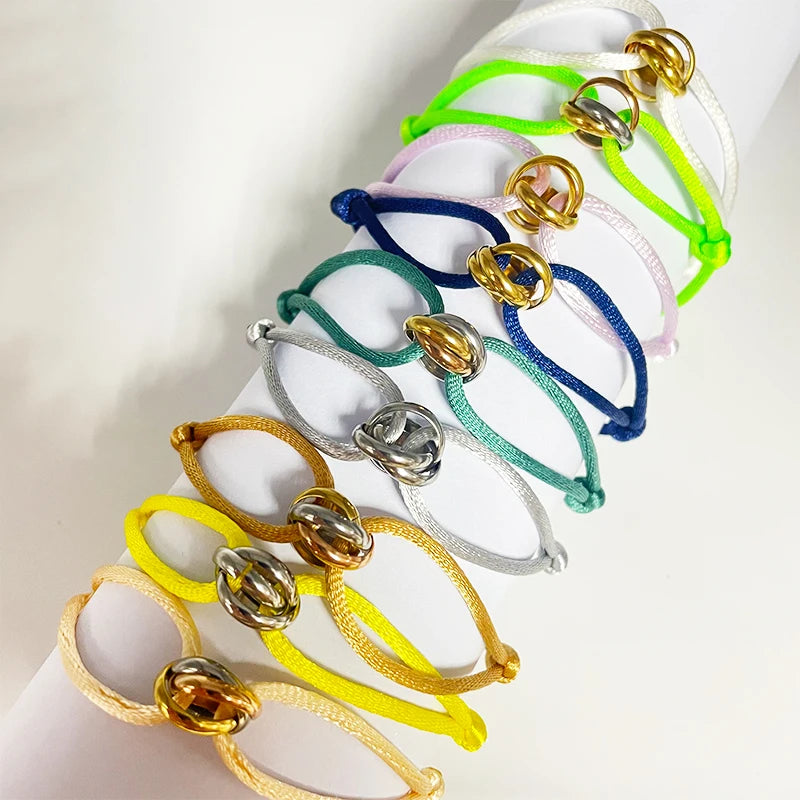 Unisex Rope Bracelet with Metal Buckle – Elegant Men's Accessory | Accessorio Uomo Elegante