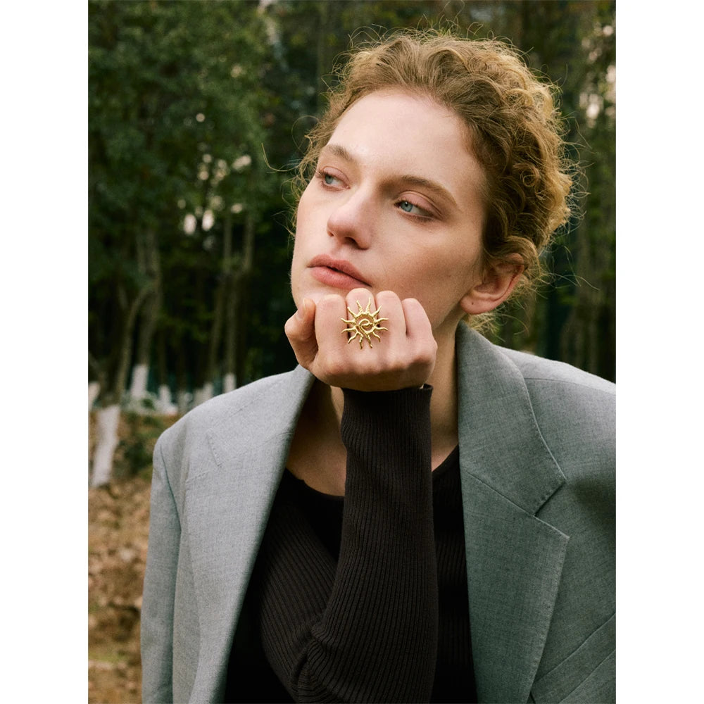 DRAVEN — 18k gold sun adjustable