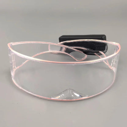 Robot LED Party Sunglasses – Futuristic Nightclub Style – Elegant Men's Accessory | Accessorio Uomo Elegante