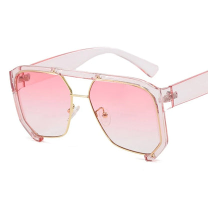 Irregular Frame Sunglasses – Retro Luxury Shades – Elegant Men's Accessory | Accessorio Uomo Elegante