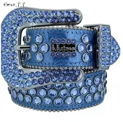 Skull Studded Belt Unisex Punk Rock Gothic Style – Elegant Men's Accessory | Accessorio Uomo Elegante