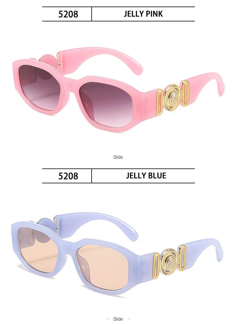 DRAVEN — Vintage Rectangle Sunglasses – Small Frame Luxury Shades