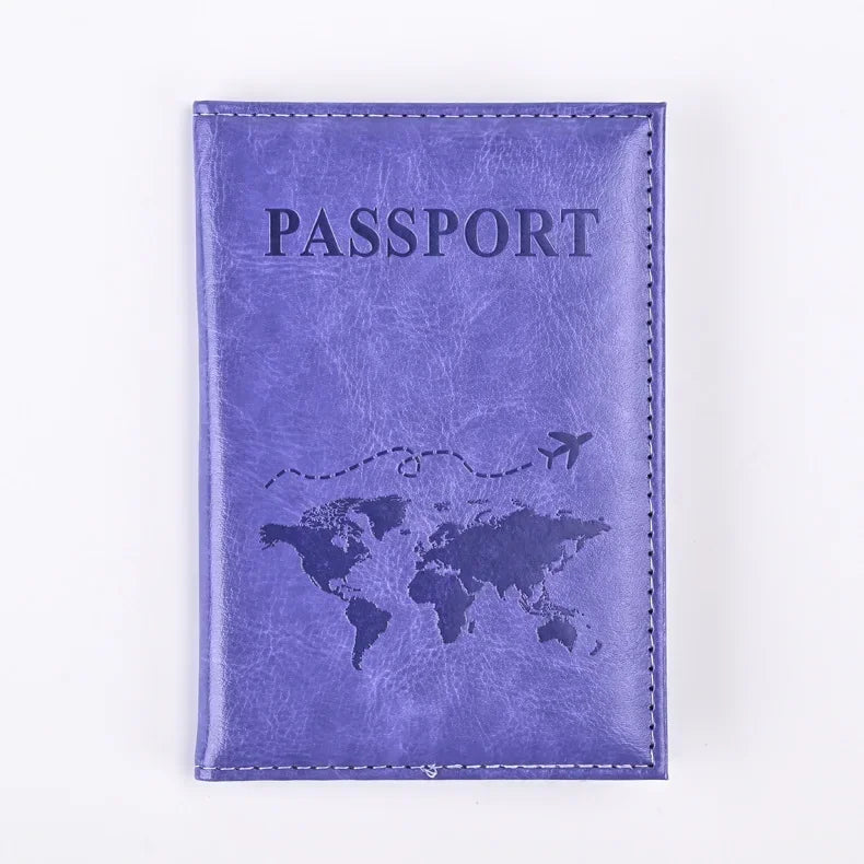 DRAVEN — PU Leather Passport Holder Travel Wallet Unisex Design