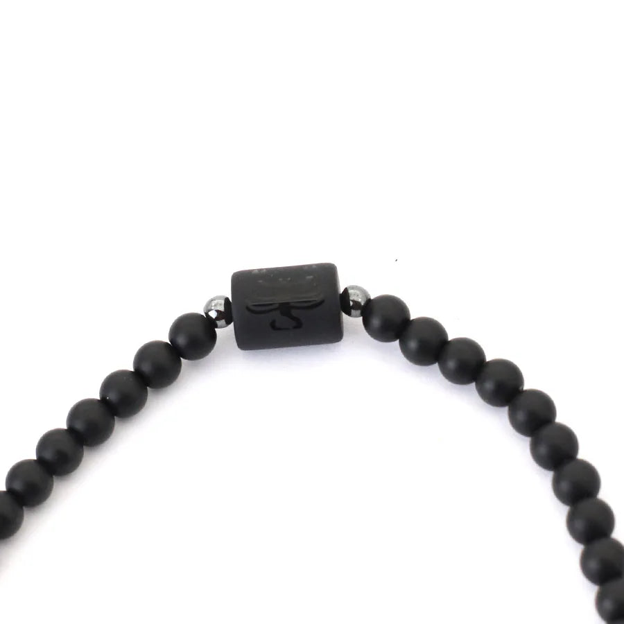 DRAVEN — 12 Constellations Black Onyx Necklace – Stainless Steel Zodiac Jewelry for Men