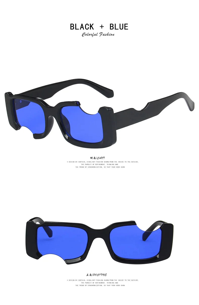 DRAVEN — Notch Square Sunglasses – Vintage UV Eyewear