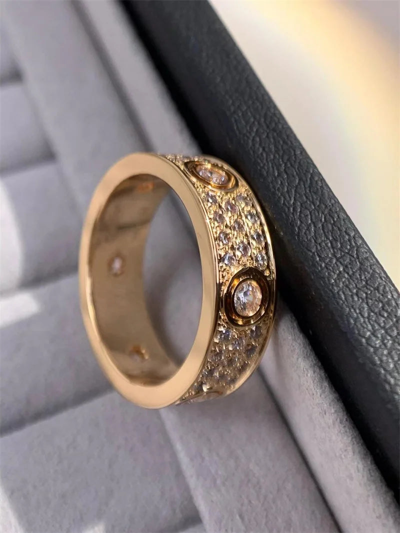 18K Gold Plated Zircon Bracelet & Ring Set – Elegant Men's Accessory | Accessorio Uomo Elegante