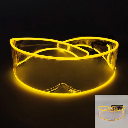 Robot LED Party Sunglasses – Futuristic Nightclub Style