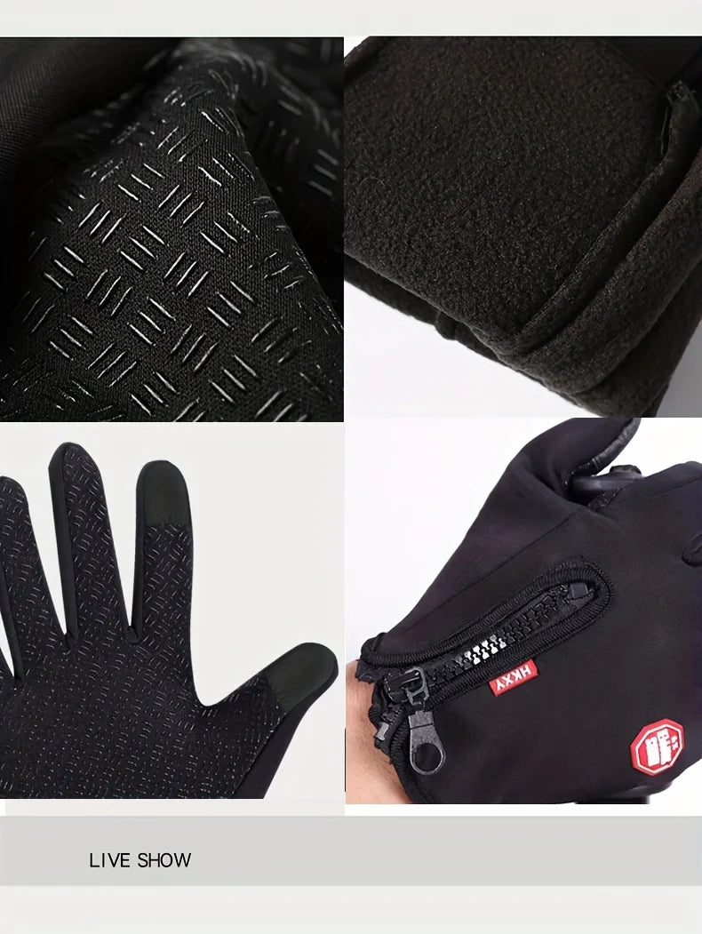 DRAVEN — Creative Wool Plush Gloves – Unisex Winter Street Style