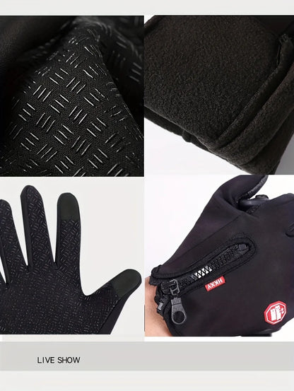 Creative Wool Plush Gloves – Unisex Winter Street Style